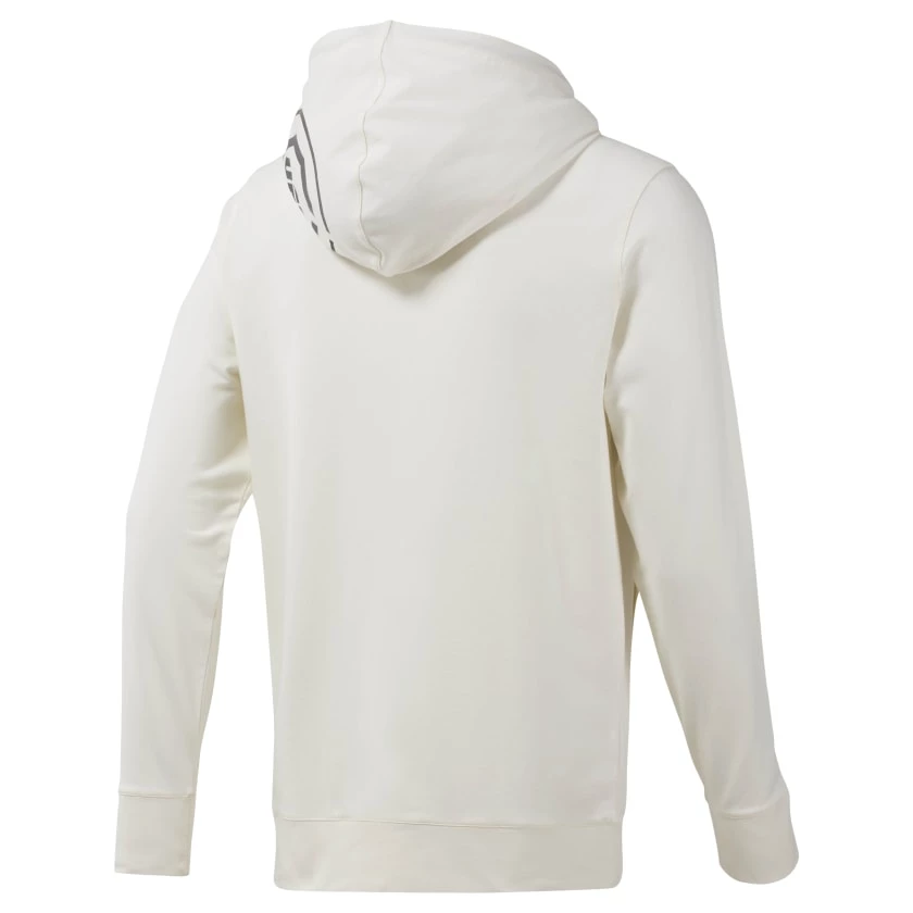 Hoodies Reebok UFC Fight Night Blank Walkout Hoodie - White, CD8586 7 Hoodies Reebok UFC Fight Night Blank Walkout Hoodie - White, CD8586