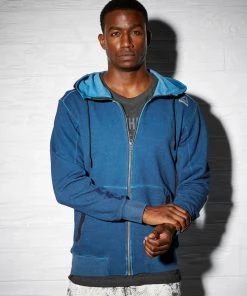 Reebok The Noble Fight Washed Full Zip Hoodie, AX9864