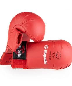 Hayashi Karate Fist Protector TSUKI With Thumb (WKF Approved) - Red, 238