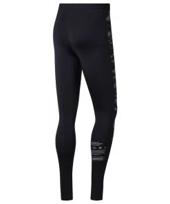 Reebok Crossfit Compression Tights - Black/green, DP4569 Pants