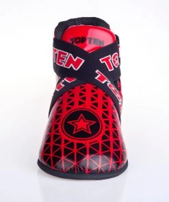 PROTECTION TOP TEN Super-light Triangles Kicks - Red/black, 3067-49T