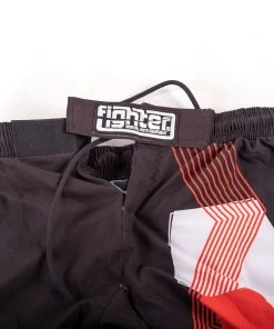 Fighter Pants - FIGHT - Black/red, FF-P002BRW