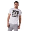Reebok Camo Logo T-Shirt White, CF3848 T-Shirts