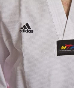 Adidas Taekwondo WT Uniforms Dobok WT Adichamp III White V, ADITCH03 8 Adidas Taekwondo WT Uniforms Dobok WT Adichamp III White V, ADITCH03