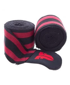 GLOVES Fighter Handwraps - Black/red, BAND F RED
