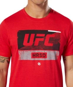 Reebok UFC Fight Week T-shirt - Red, DU4573 T-Shirts