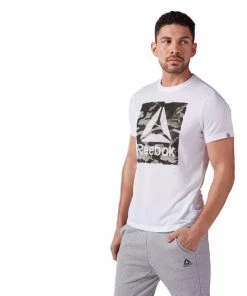 Reebok Camo Logo T-Shirt White, CF3848 T-Shirts 13 Reebok Camo Logo T-Shirt White, CF3848 T-Shirts