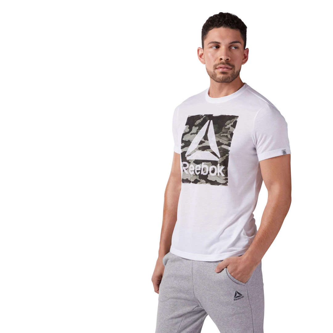 Reebok Camo Logo T-Shirt White, CF3848 T-Shirts 7 Reebok Camo Logo T-Shirt White, CF3848 T-Shirts