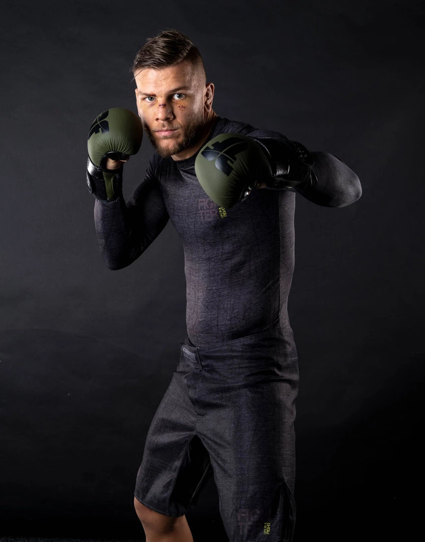 Rash Guard Fighter - Life Is A Fight - Grey, FRG-13 4 Rash Guard Fighter - Life Is A Fight - Grey, FRG-13