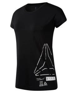 Workout T-Shirts Reebok Activchill Tee - černá, DU4165