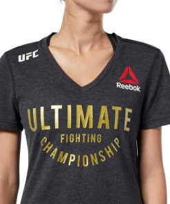Reebok UFC Fight Night Champ Walkout Jersey - Black, DM5169 T-Shirts