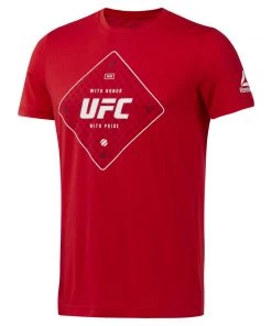 T-Shirts Reebok UFC T-shirt - Red, D95025