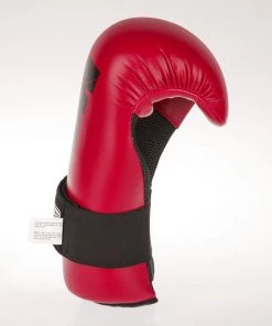 Fighter Open Gloves Strap - Dark Red, FOG-001R
