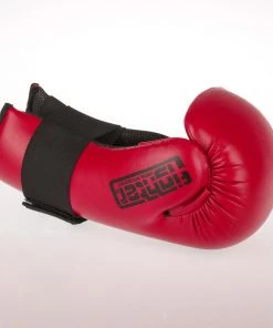 Fighter Open Gloves Strap - Dark Red, FOG-001R