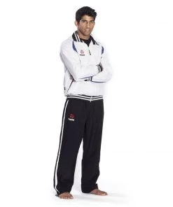 Training Suit Hayashi - White/black, 885-1 Tracksuits