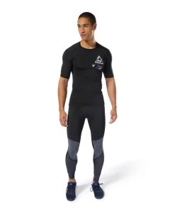 Reebok Graphic Compression Tee - Black, DP6560 13 Reebok Graphic Compression Tee - Black, DP6560