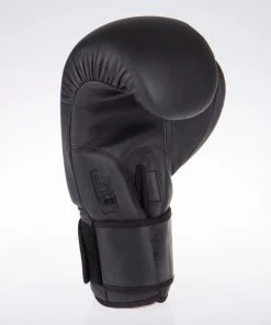 Fighter Boxing Gloves SPLIT - Matt Black, FBG-001B 24 Fighter Boxing Gloves SPLIT - Matt Black, FBG-001B