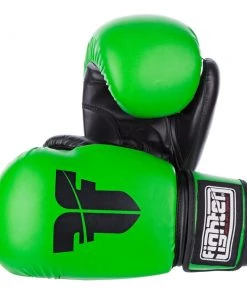 Fighter Basic Gloves - Neon Green/black, 1376APUFG