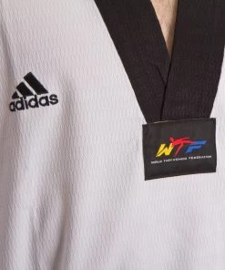 Adidas Taekwondo WT Uniforms Dobok WT Adichamp III Black V, ADITCH03-B 8 Adidas Taekwondo WT Uniforms Dobok WT Adichamp III Black V, ADITCH03-B