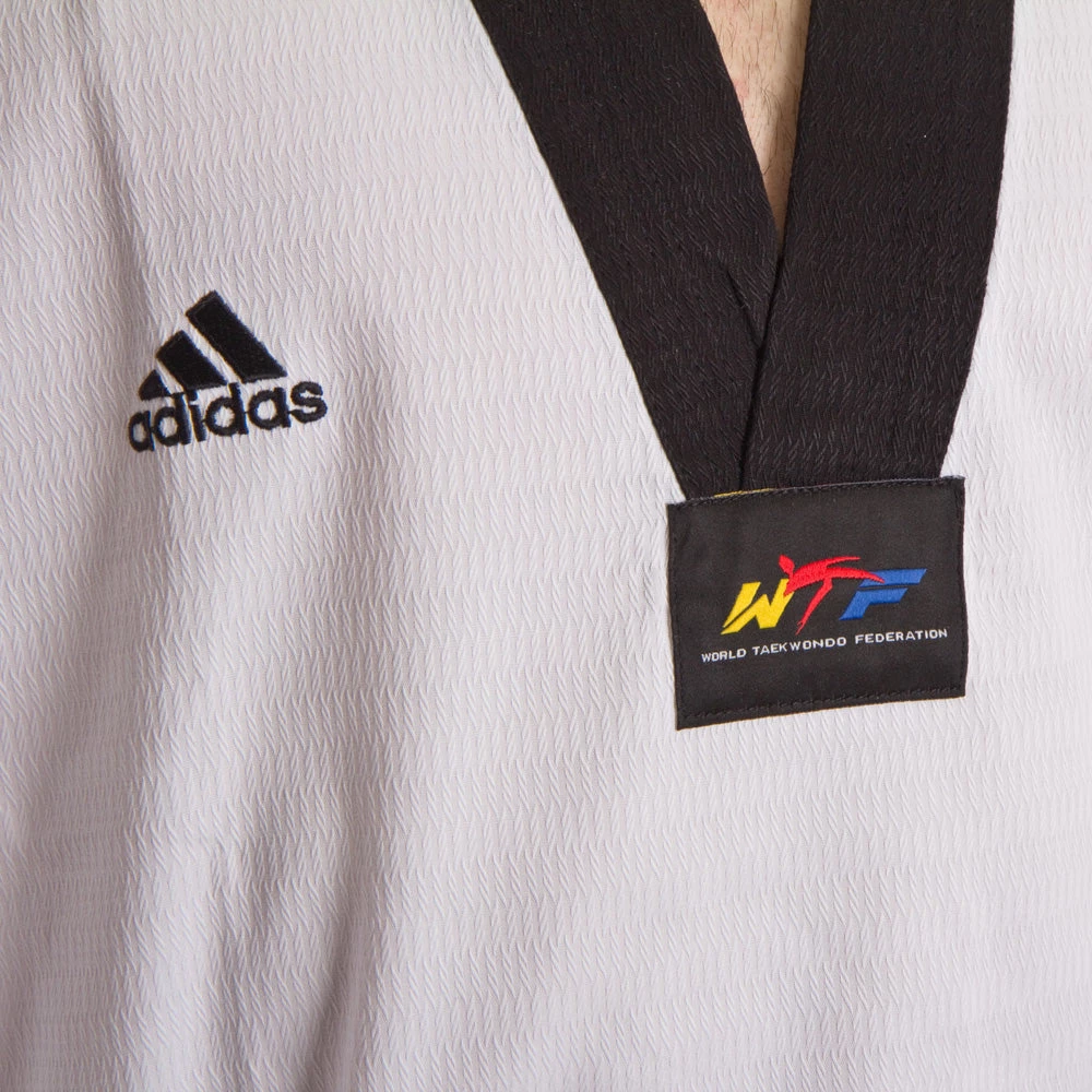 Adidas Taekwondo WT Uniforms Dobok WT Adichamp III Black V, ADITCH03-B 5 Adidas Taekwondo WT Uniforms Dobok WT Adichamp III Black V, ADITCH03-B