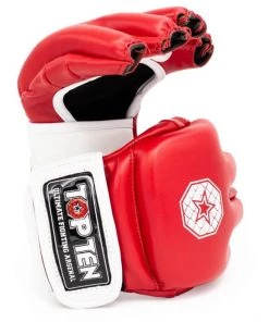 Top Ten MMA Gloves Striking C-Type - Red/white, 23351-41