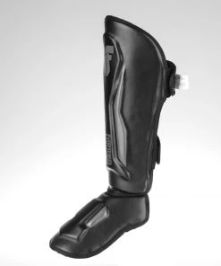 Fighter Shinguards Thai Ergo - Black/grey, FSG-004BG PROTECTION