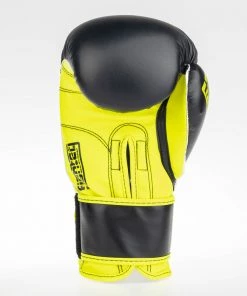 Fighter Boxing Gloves SPEED - Black/neon Yellow, TH1612PUBNY