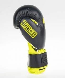 Fighter Boxing Gloves SPEED - Black/neon Yellow, TH1612PUBNY