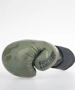 Fighter Boxing Gloves SIAM - Khaki Camo, FBG-003CKH