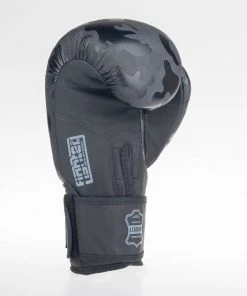 Fighter Boxing Gloves SIAM - Black Camo, FBG-003CBK