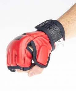 MMA Gloves Fighter Competition - Red/camo, FMG-002CRD
