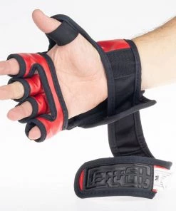 MMA Gloves Fighter Competition - Red/camo, FMG-002CRD