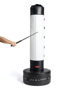 Fighter Baton Protective Sleeve For Punching Bag - White