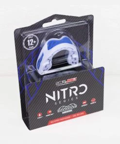SAFE JAWZ PROTECTION SAFEJAWZ Nitro Mouthguard - White/blue 15 SAFE JAWZ PROTECTION SAFEJAWZ Nitro Mouthguard - White/blue