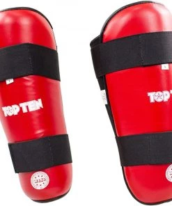PROTECTION Shinguards Top Ten WAKO - Red