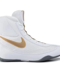 Nike Machomai 2 Boxing Shoes - White/gold
