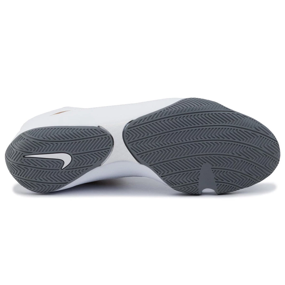 Nike Machomai 2 Boxing Shoes - White/gold 9 Nike Machomai 2 Boxing Shoes - White/gold